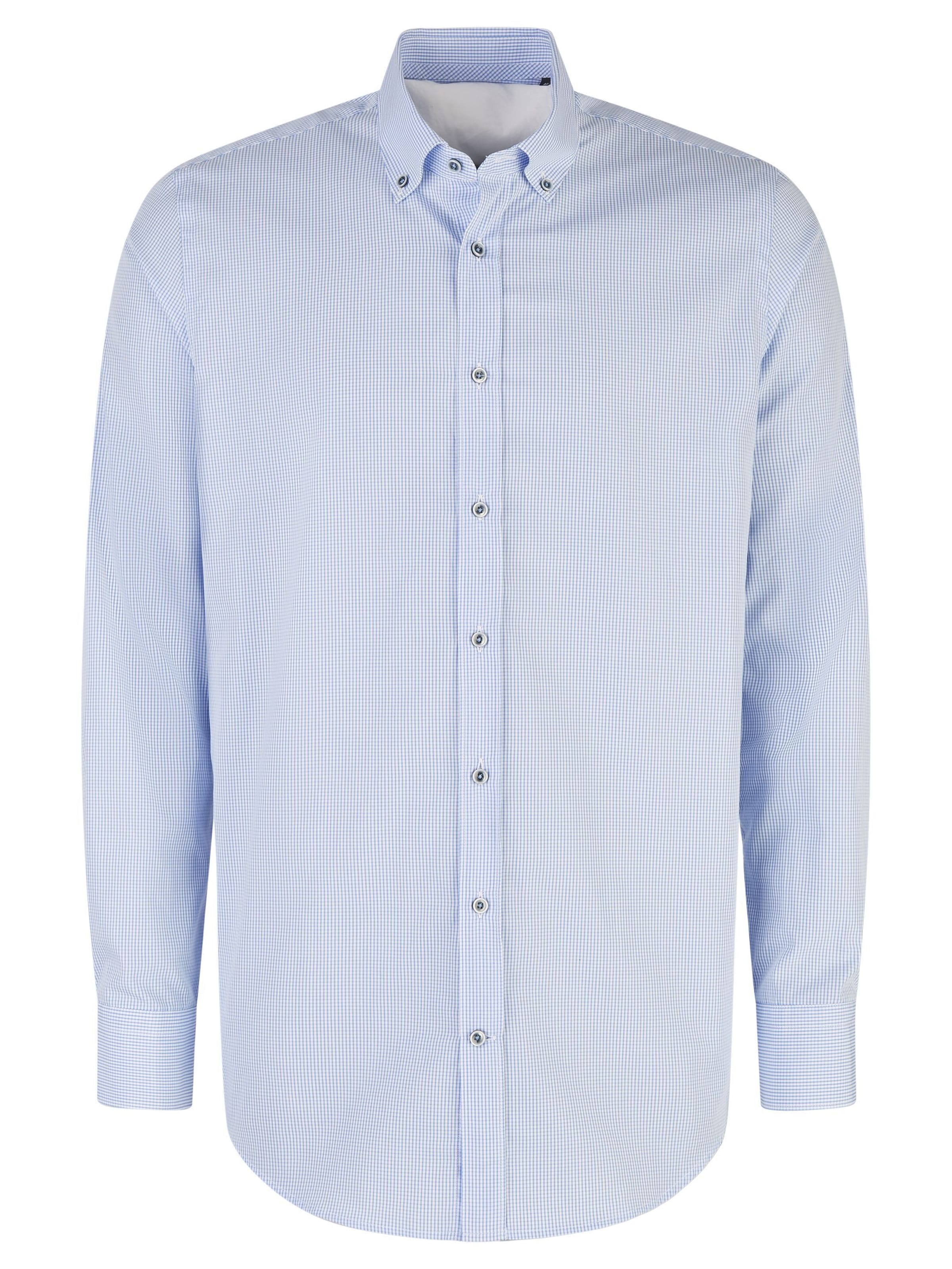 HECHTER PARIS Business shirt in Blue: front