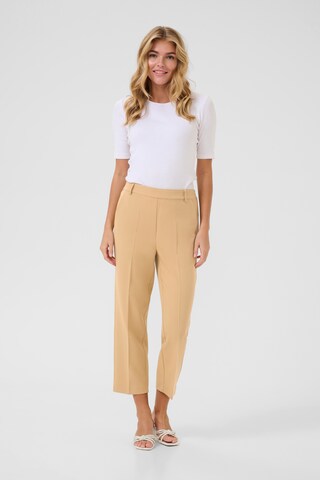 Regular Pantalon 'Sakura' Kaffe en beige