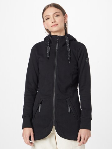 Ragwear Sweat jacket 'BRYSTOL' in Black: front