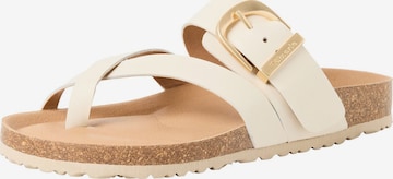 Mule Tamaris en beige : devant