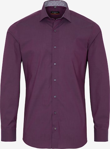 ETERNA Slim fit Business Shirt in Purple: front