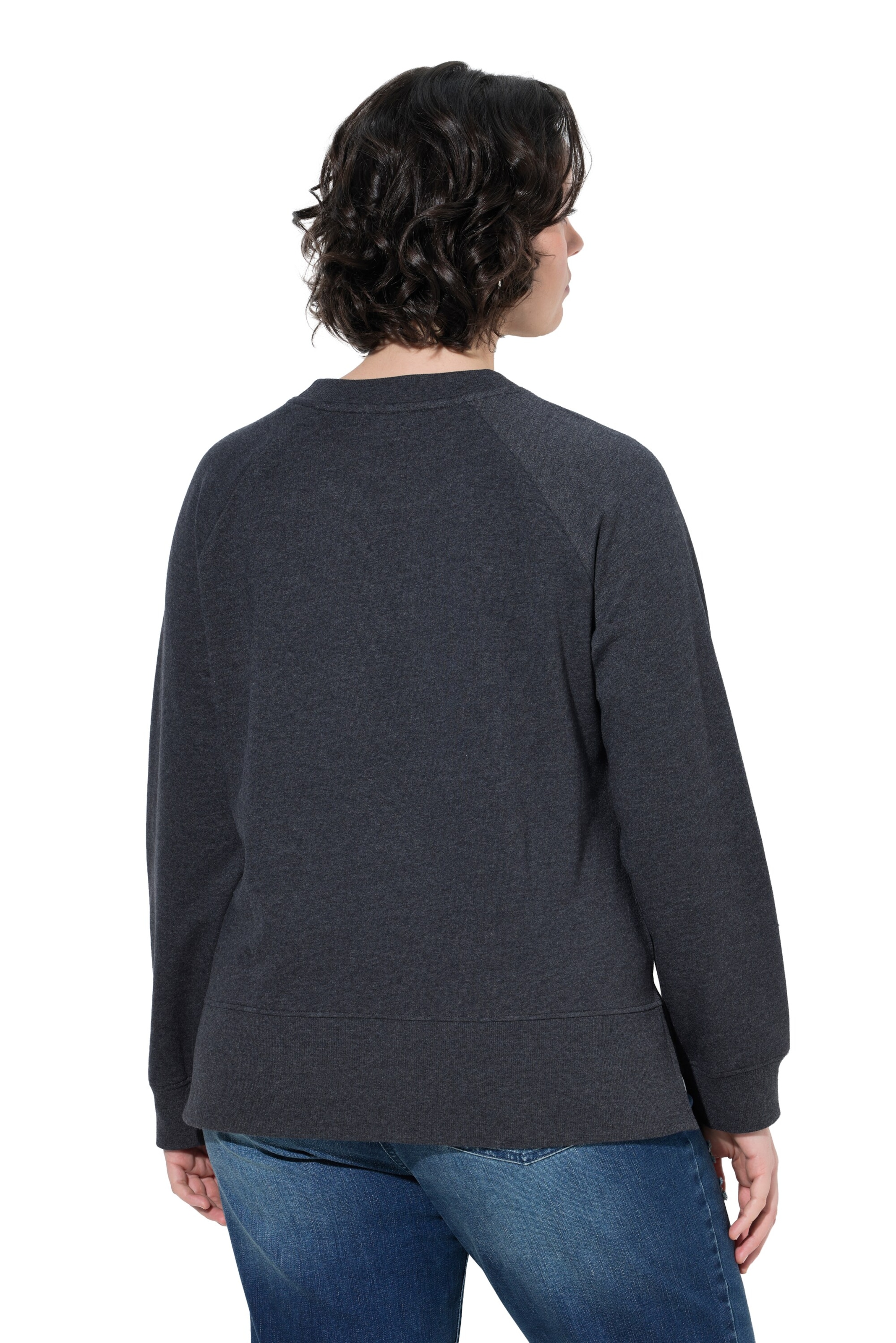 Ulla Popken Sweatshirt in Grau