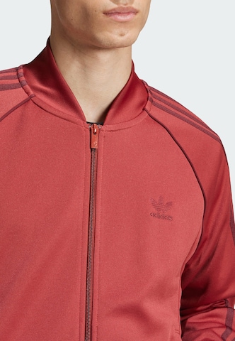 Veste de survêtement 'Adicolor Classics Sst' ADIDAS ORIGINALS en rouge