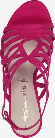 TAMARIS - Sandálias com tiras em rosa