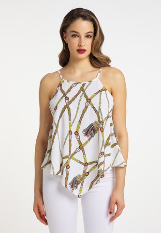 faina Top in White: front