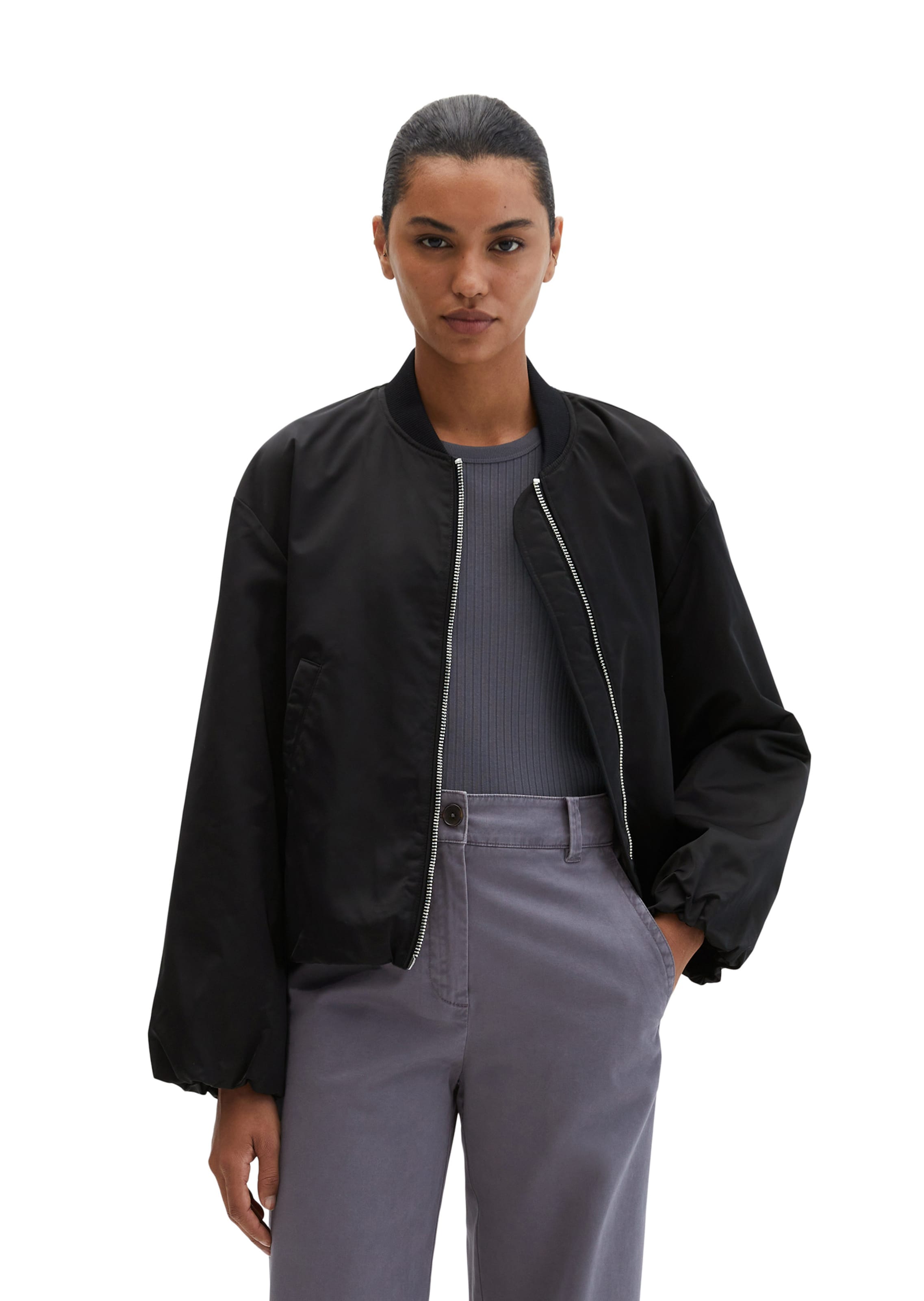 Marc O'Polo Tussenjas in Blauw: voorkant