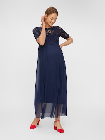 MAMALICIOUS Abendkleid 'MIVANA' in Blau