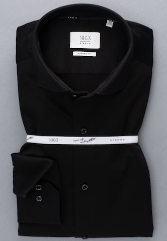 ETERNA Regular Fit Hemd in Schwarz