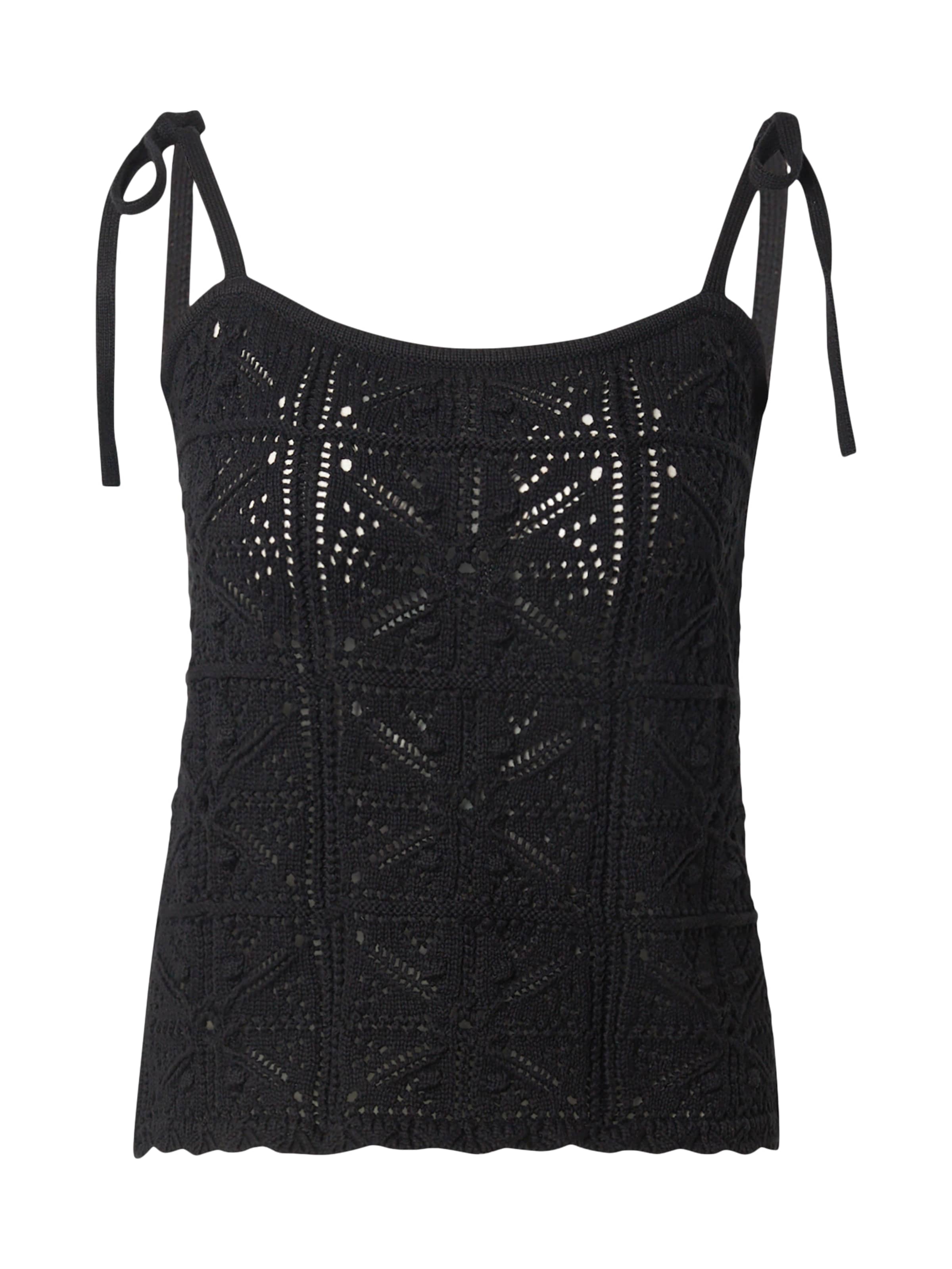 Tops en tricot 'Abbey Tie-Shoulder Sweater Tank Top' LEVI'S ® en noir : devant