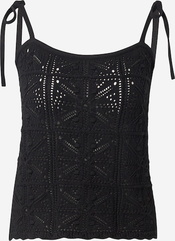 LEVI'S ® Neuletoppi 'Abbey Tie-Shoulder Sweater Tank Top' värissä musta: etupuoli