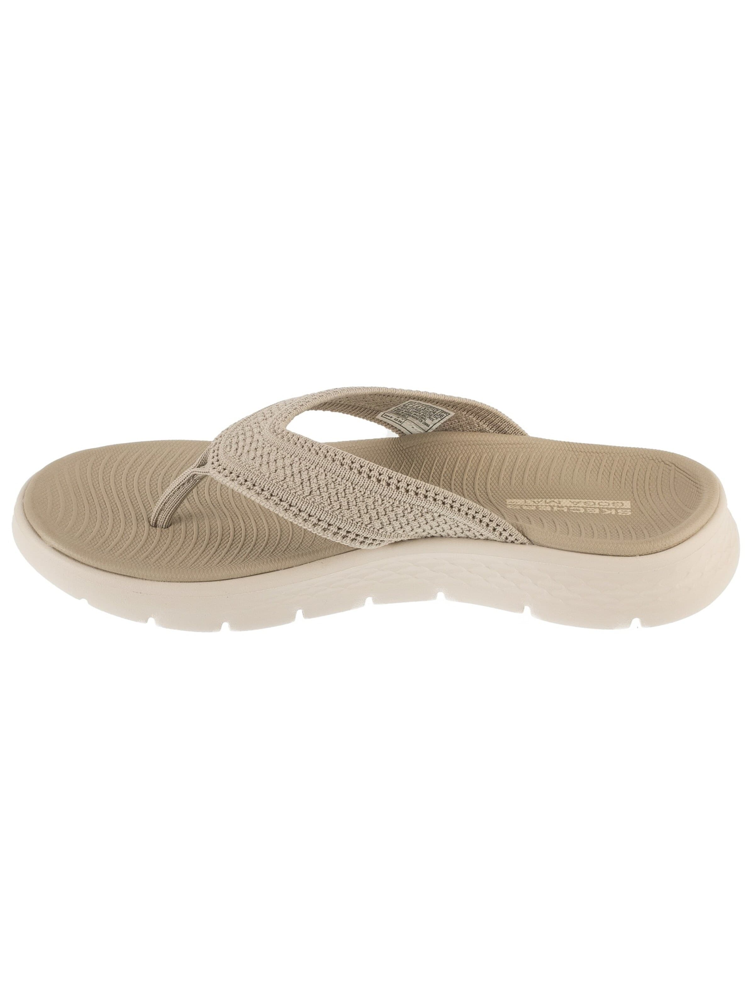 SKECHERS Teenslipper 'Skechers Go Walk Flex Sandal - Holly' in Beige