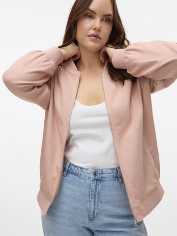 Veste mi-saison 'VMCDinna' Vero Moda Curve en rose