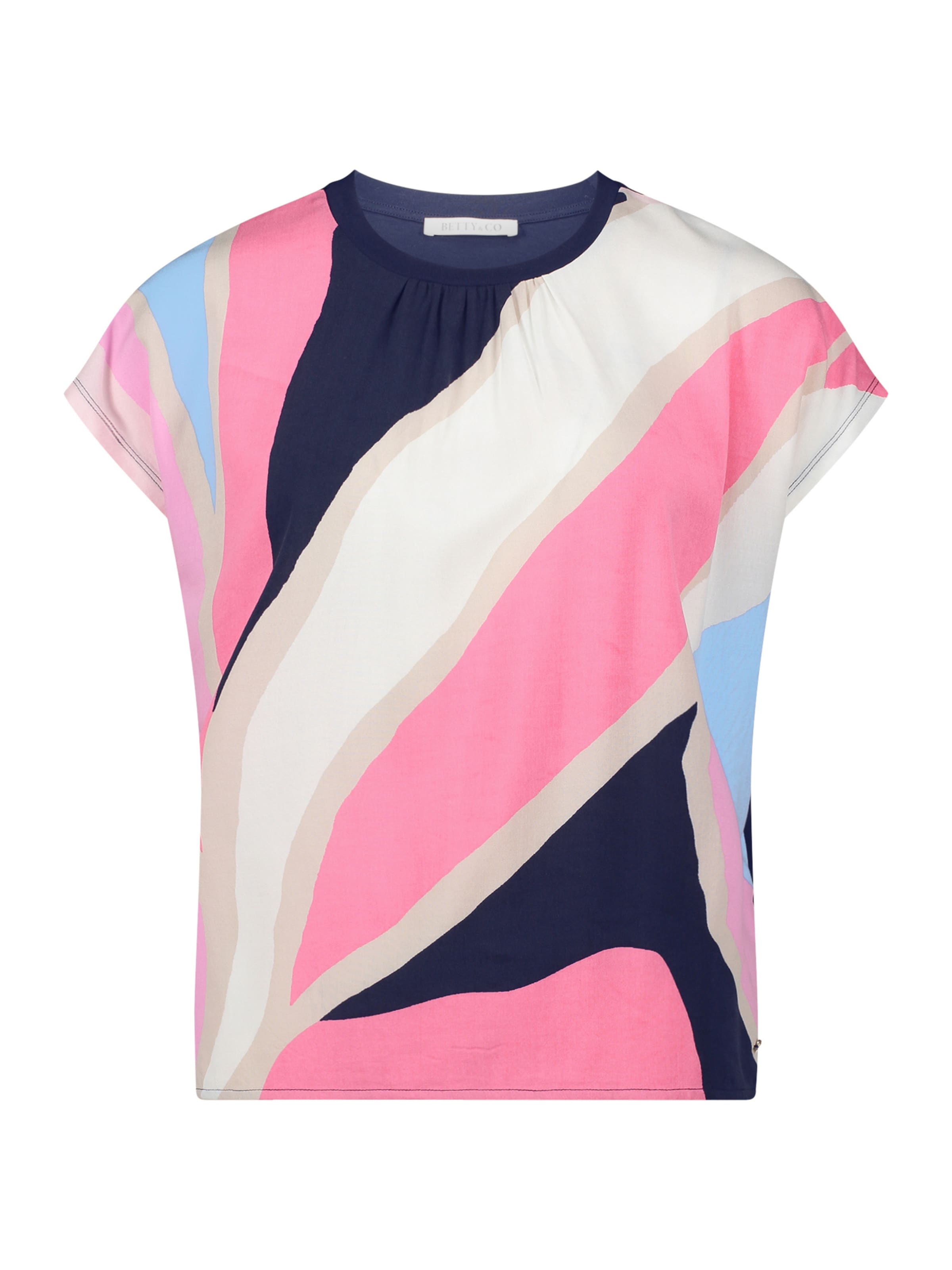 T-shirt Betty & Co en bleu : devant