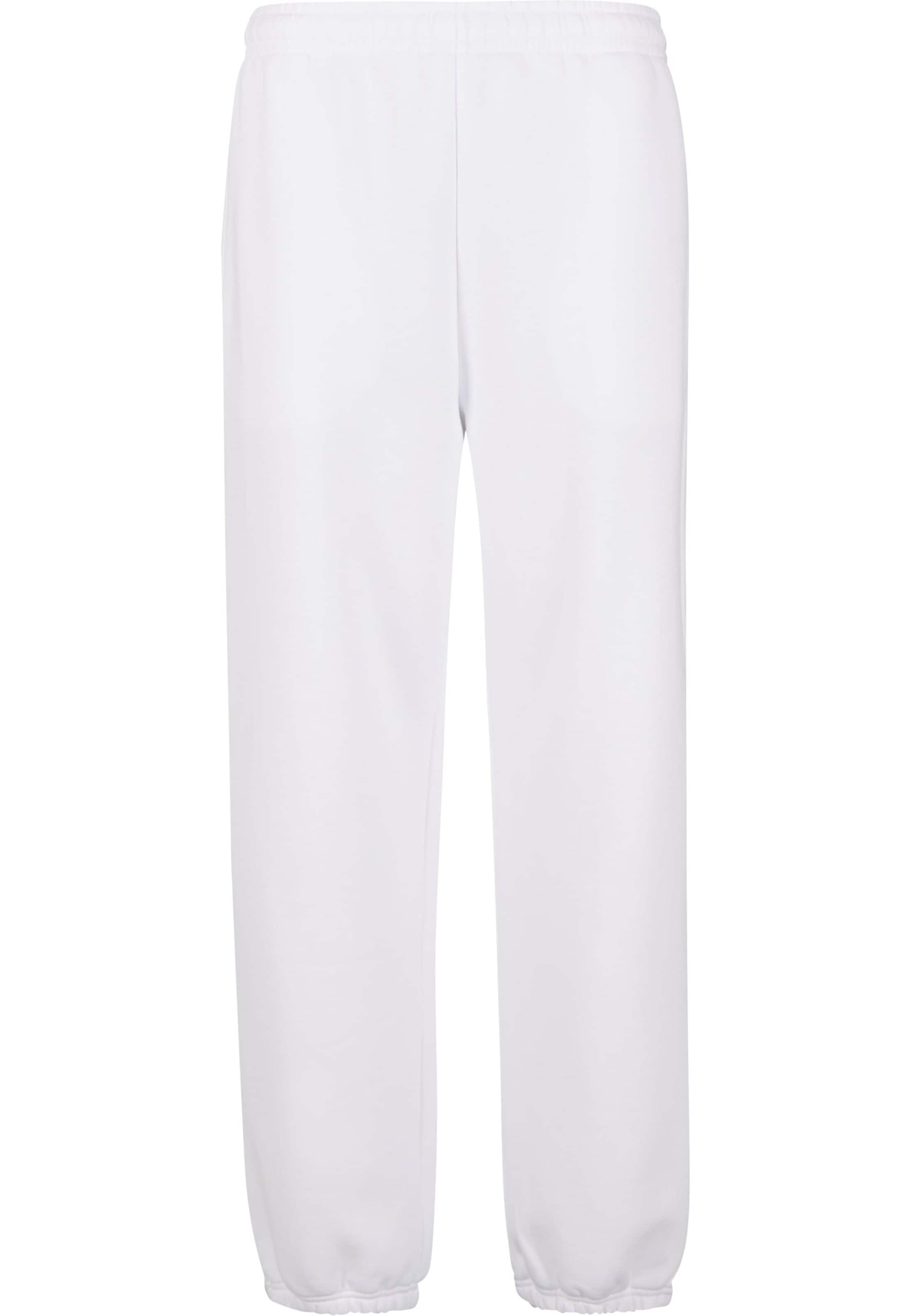 Urban Classics Конический (Tapered) Штаны в Белый: спереди