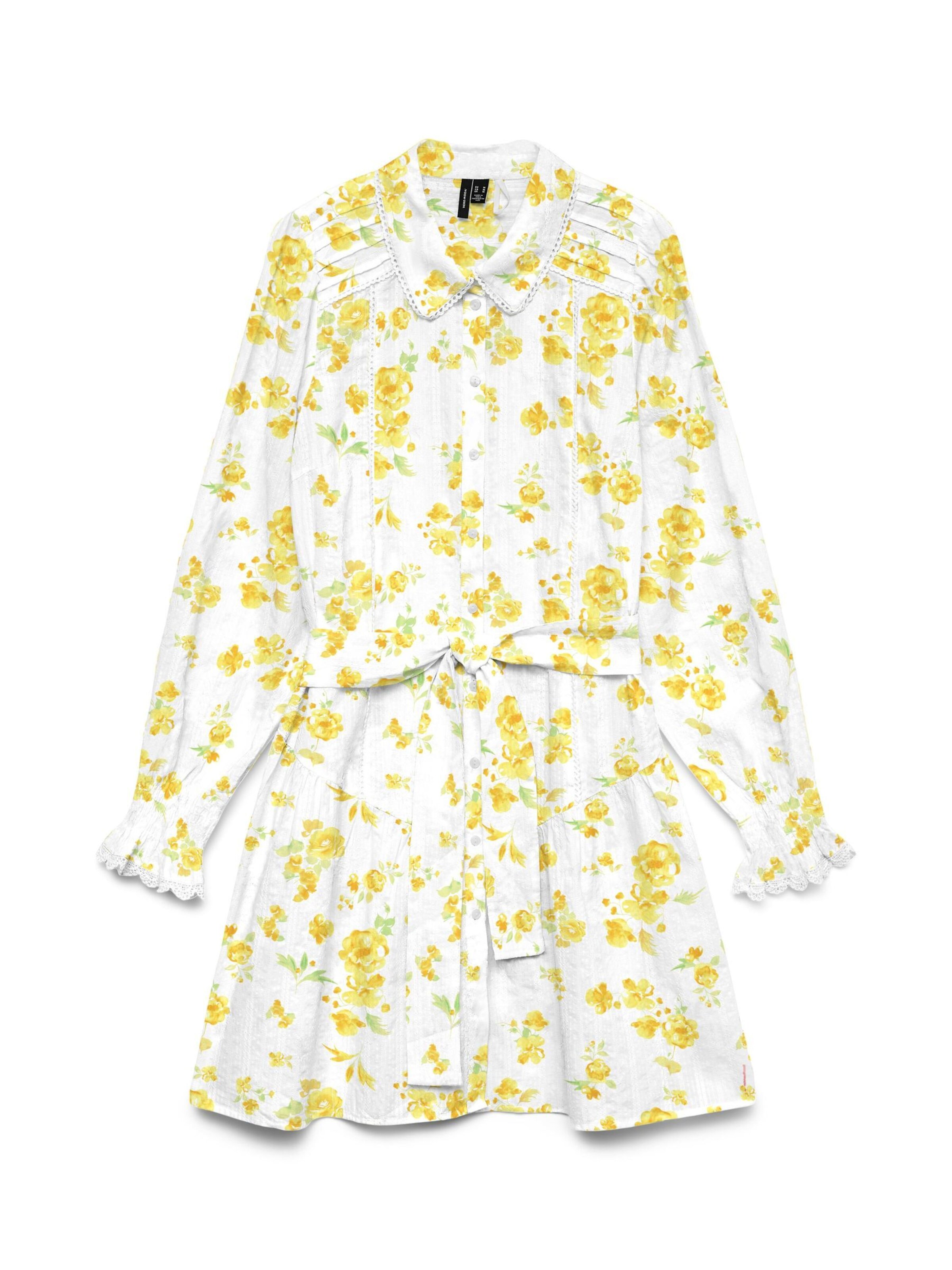 VERO MODA Blusekjole 'VMGry' i hvid: forside