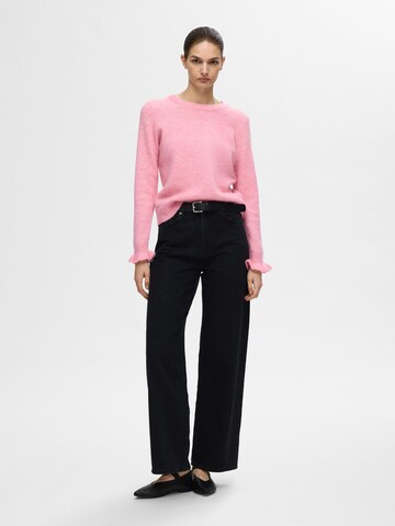 Pull-over 'SLFLulu' SELECTED FEMME en rose