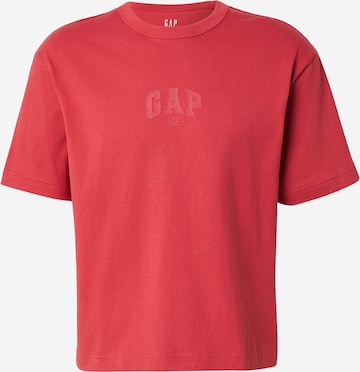 Tricou de la GAP pe roșu: față
