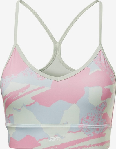 Reebok Sport Αθλητικό σουτιέν σε γκρι / ροζ / λευκό, Άποψη προϊόντος