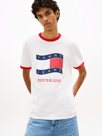 Tommy Jeans T-shirt i vit: framsida