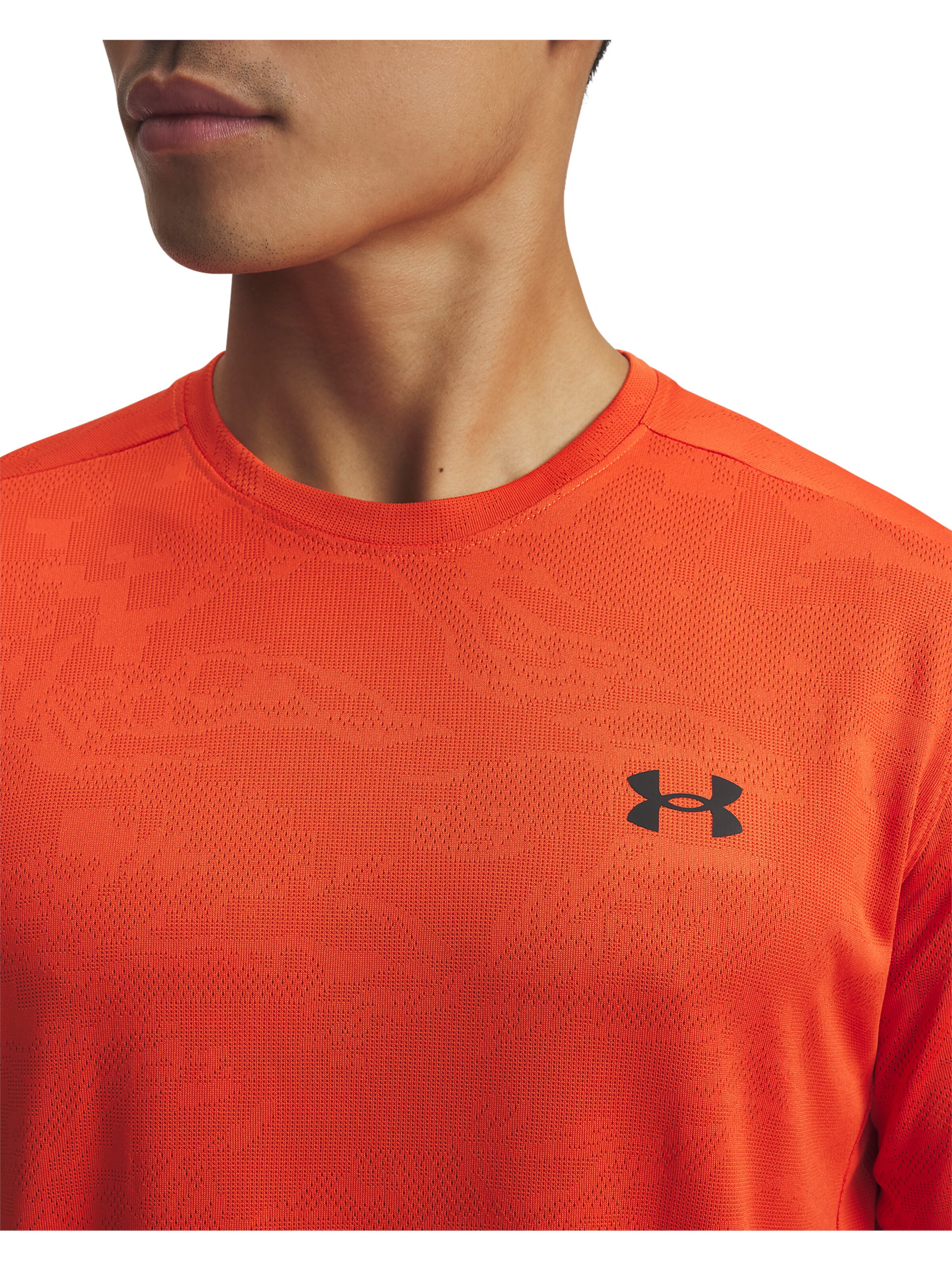 UNDER ARMOUR Functioneel shirt in Oranje: voorkant