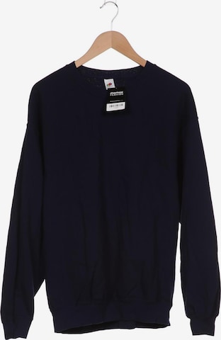 FRUIT OF THE LOOM Sweatshirt & Zip-Up Hoodie in 7XL in Blue: front