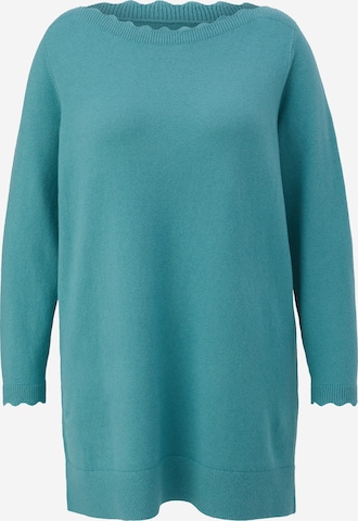 Pullover di TRIANGLE in blu: frontale