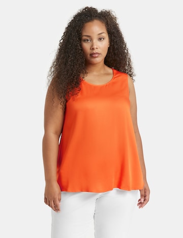 SAMOON - Blusa em laranja: frente