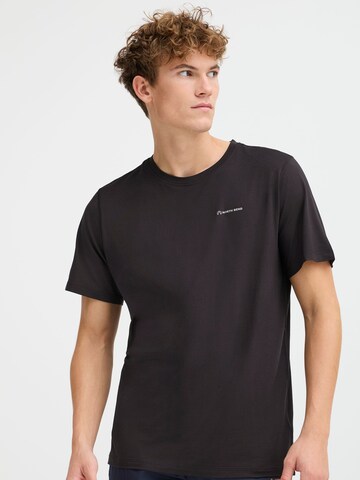 North Bend Functioneel shirt 'Adrian' in Zwart: voorkant