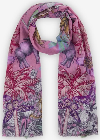 Écharpe CODELLO en rose : devant