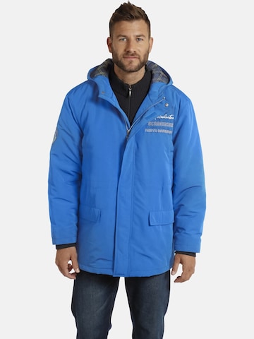 Jan Vanderstorm Between-Season Jacket 'Runa' in Blue: front