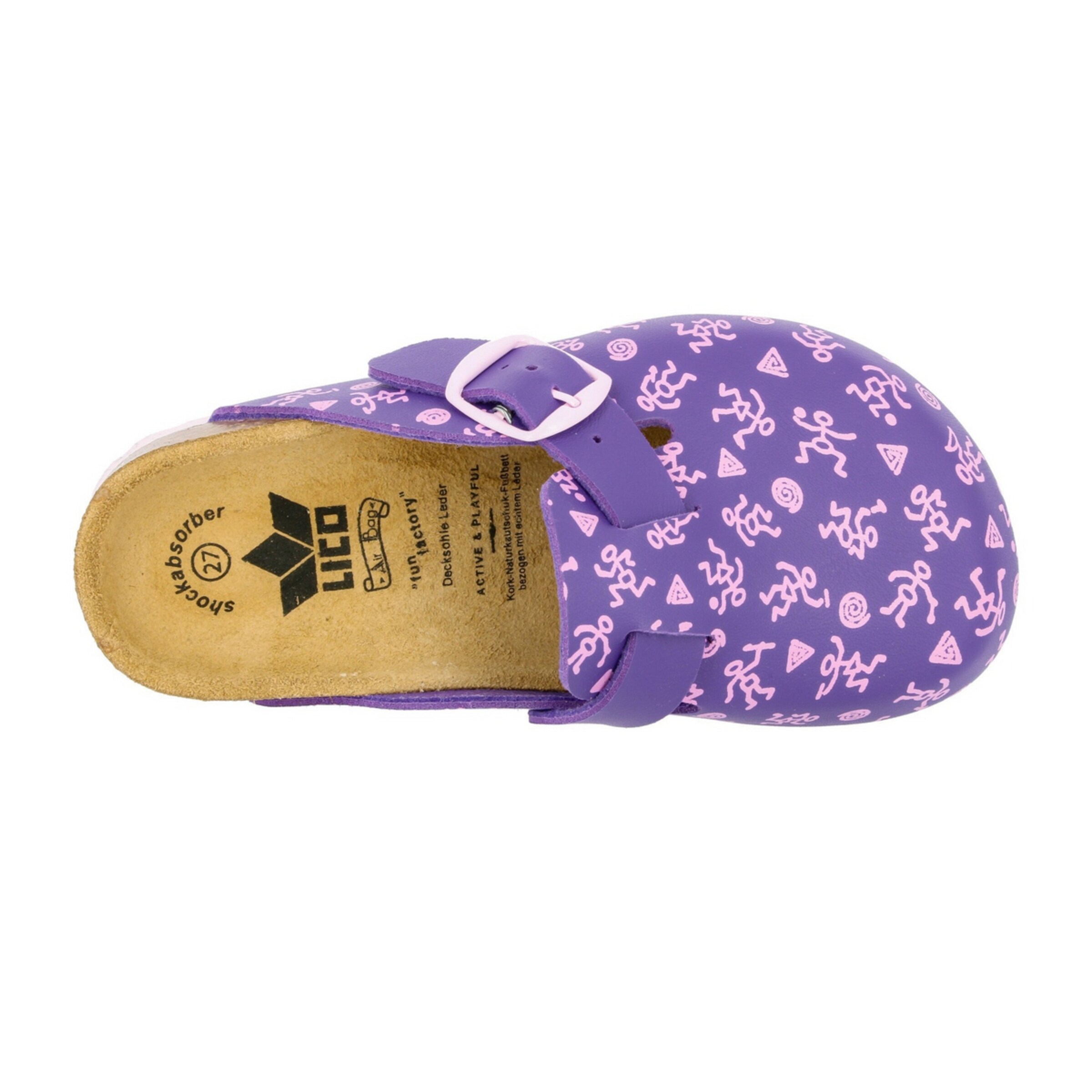 LICO Sandal 'Bioline' in Purple