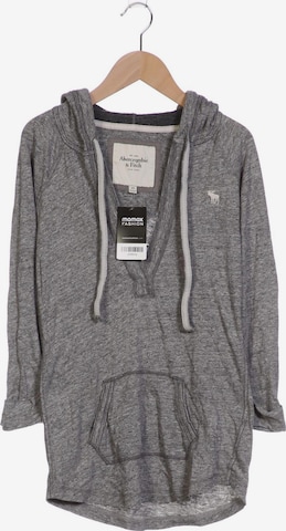 Abercrombie & Fitch Sweatshirt & Zip-Up Hoodie in XS in Grey: front