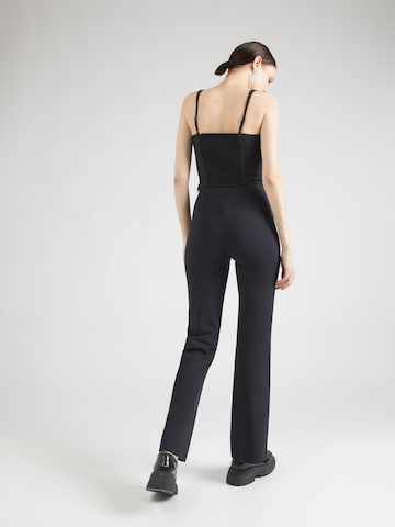 Abercrombie & Fitch Flared Broek 'PONTE' in Zwart