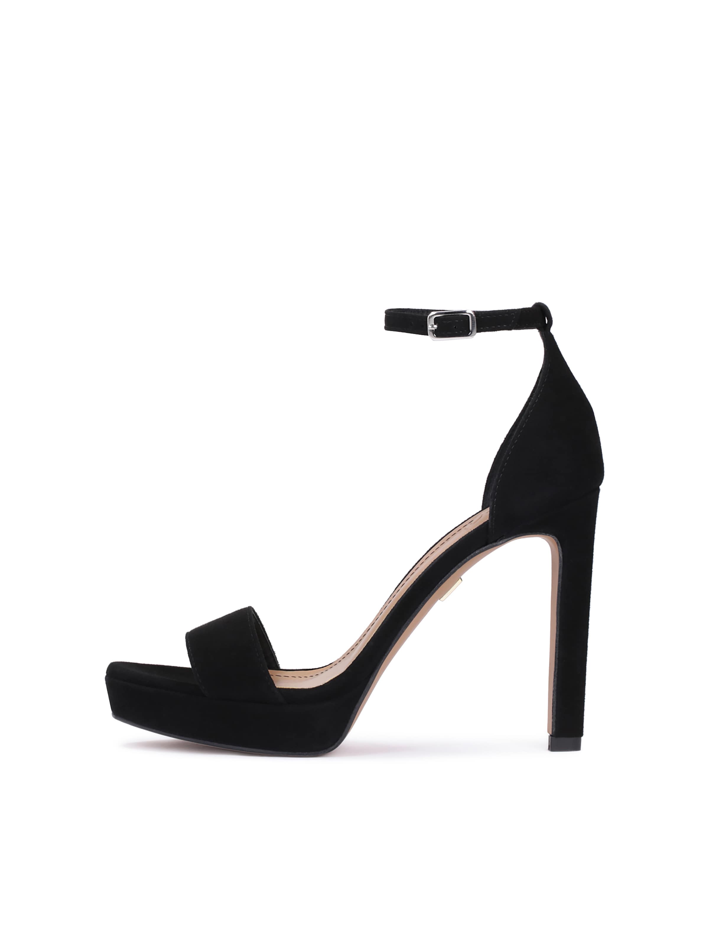 Kazar Sandal in Black: front