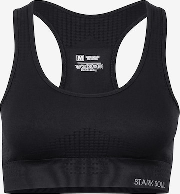 Soutien-gorge de sport Stark Soul en noir : devant