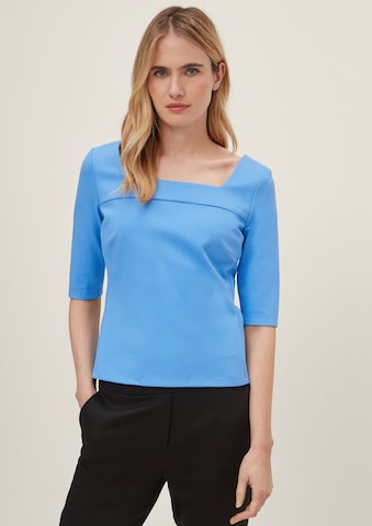 COMMA Shirt in Blauw: voorkant