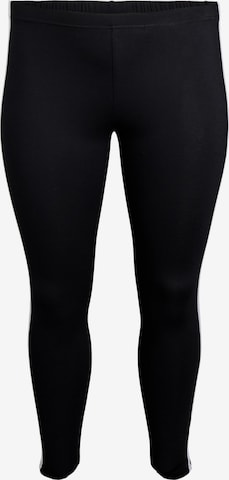 Skinny Leggings Zizzi en noir : devant