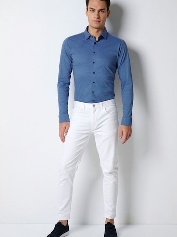 DESOTO Slim Fit Hemd 'Modern Kent'‌‌‌‌‌‌‌‌ in Blau