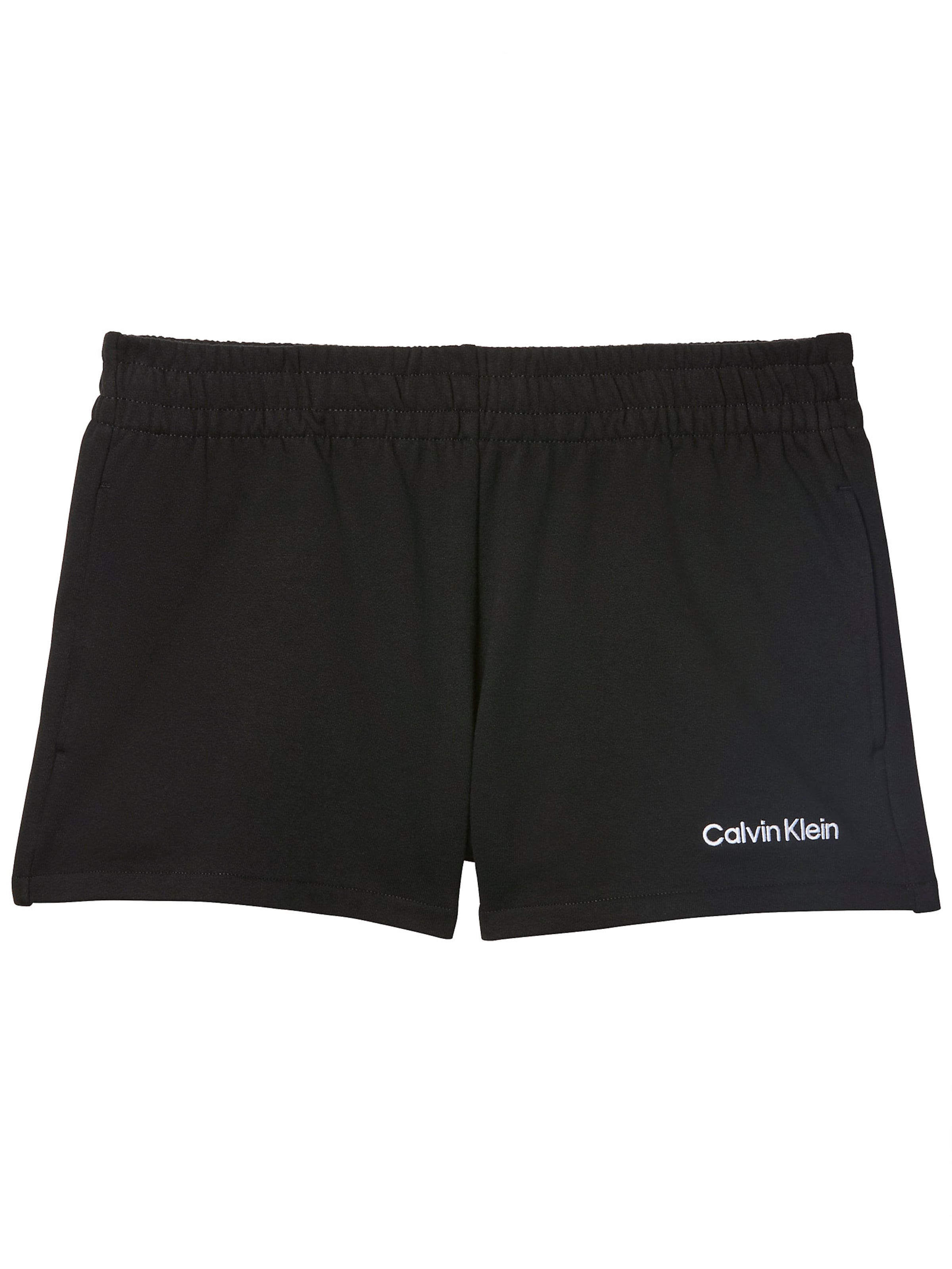Calvin Klein Regular Sportshorts in Schwarz: Vorderseite