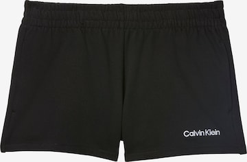 Calvin Klein Regular Sportbroek in Zwart: voorkant