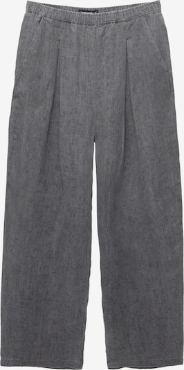 Pantaloni cutați Pull&Bear pe albastru fumuriu, Vizualizare produs