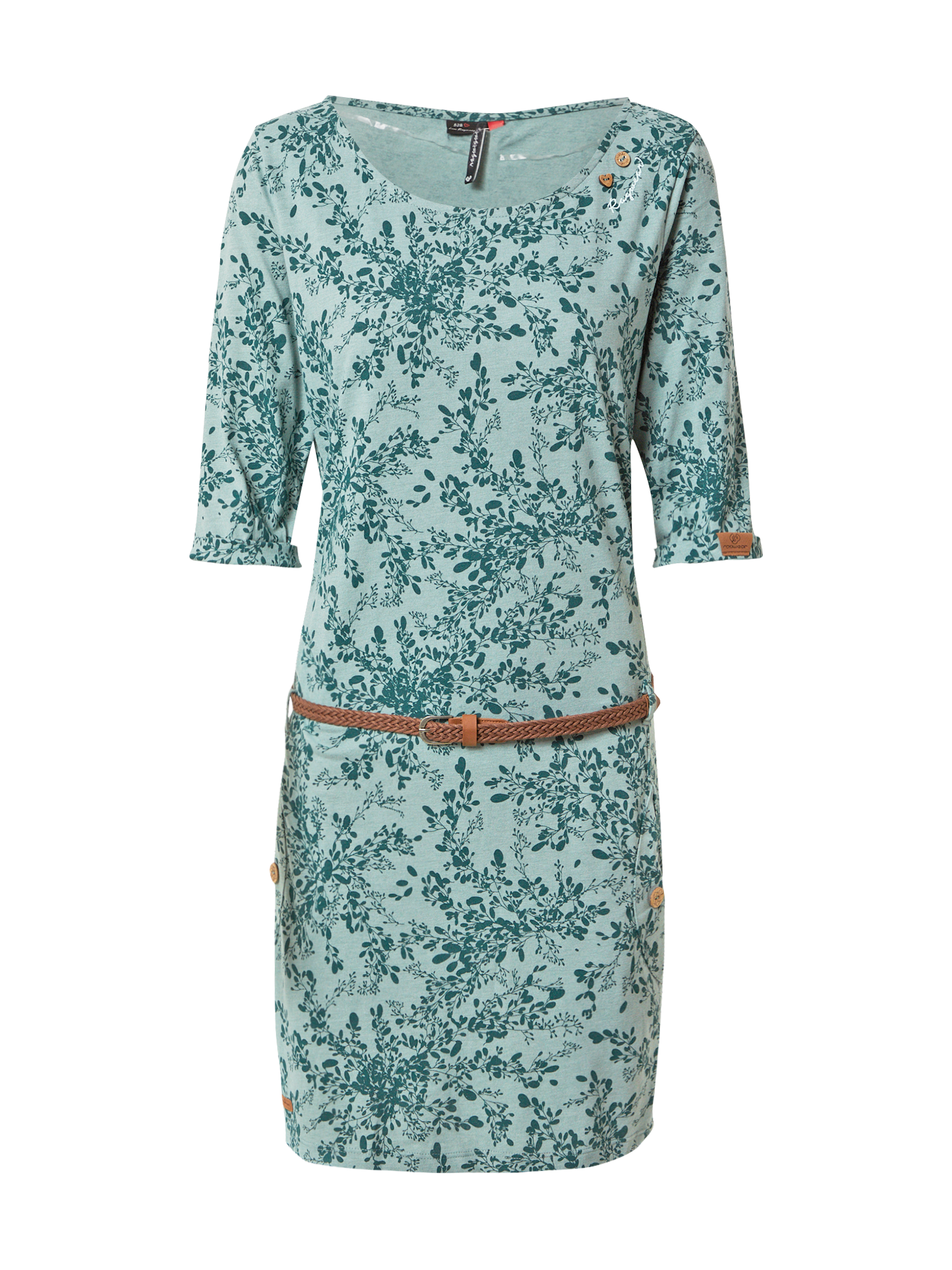 Odzież Plus size Ragwear Sukienka Tanya w kolorze Szmaragdowy, Nefrytm 