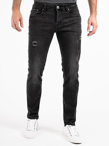 Peak Time Slimfit Jeans 'München' i grå: forside