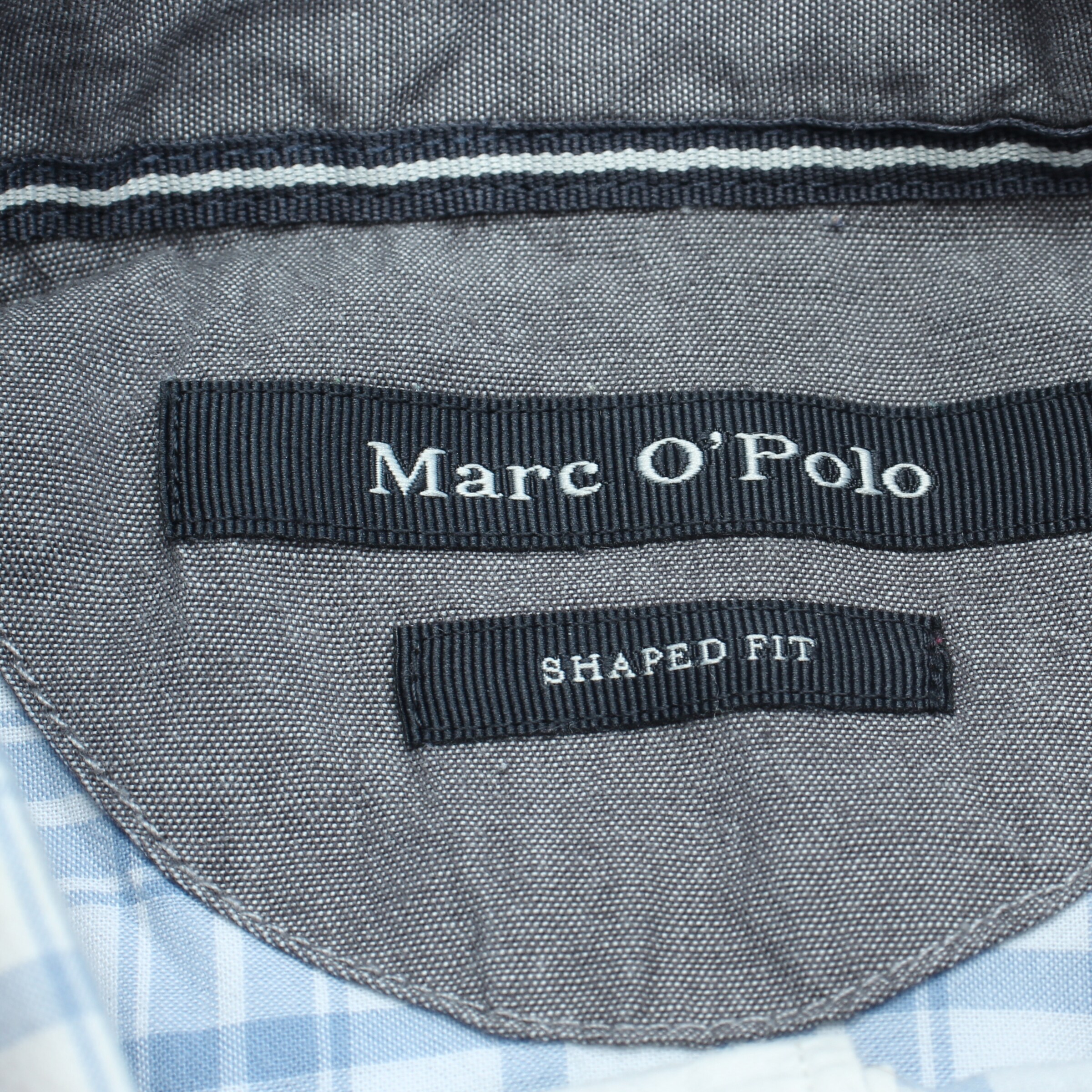 Marc O'Polo Button Up Shirt in M in Blue