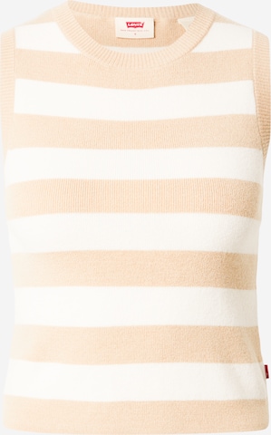 Top brodat 'Ocean' de la LEVI'S ® pe alb: față