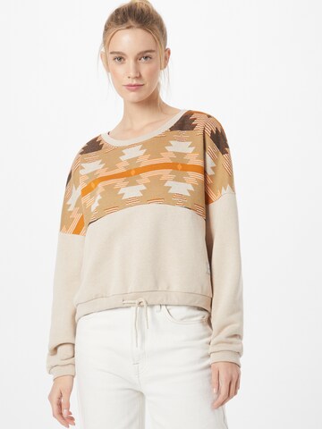 Iriedaily Sweatshirt 'Selania' in Beige: front