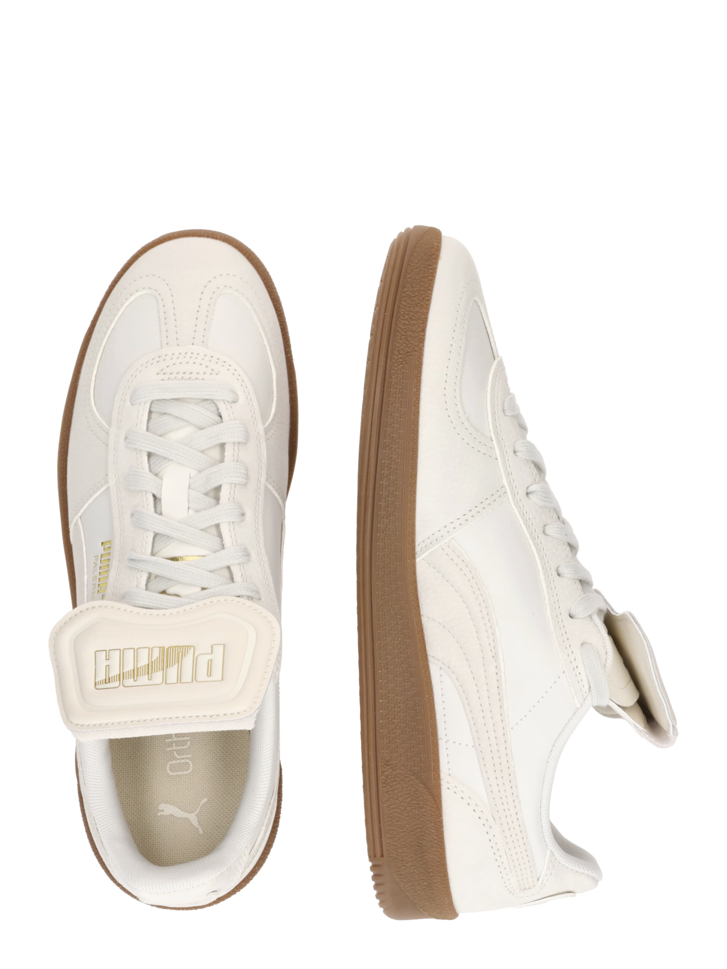 PUMA Σνίκερ χαμηλό 'Palermo Premium' σε μπεζ