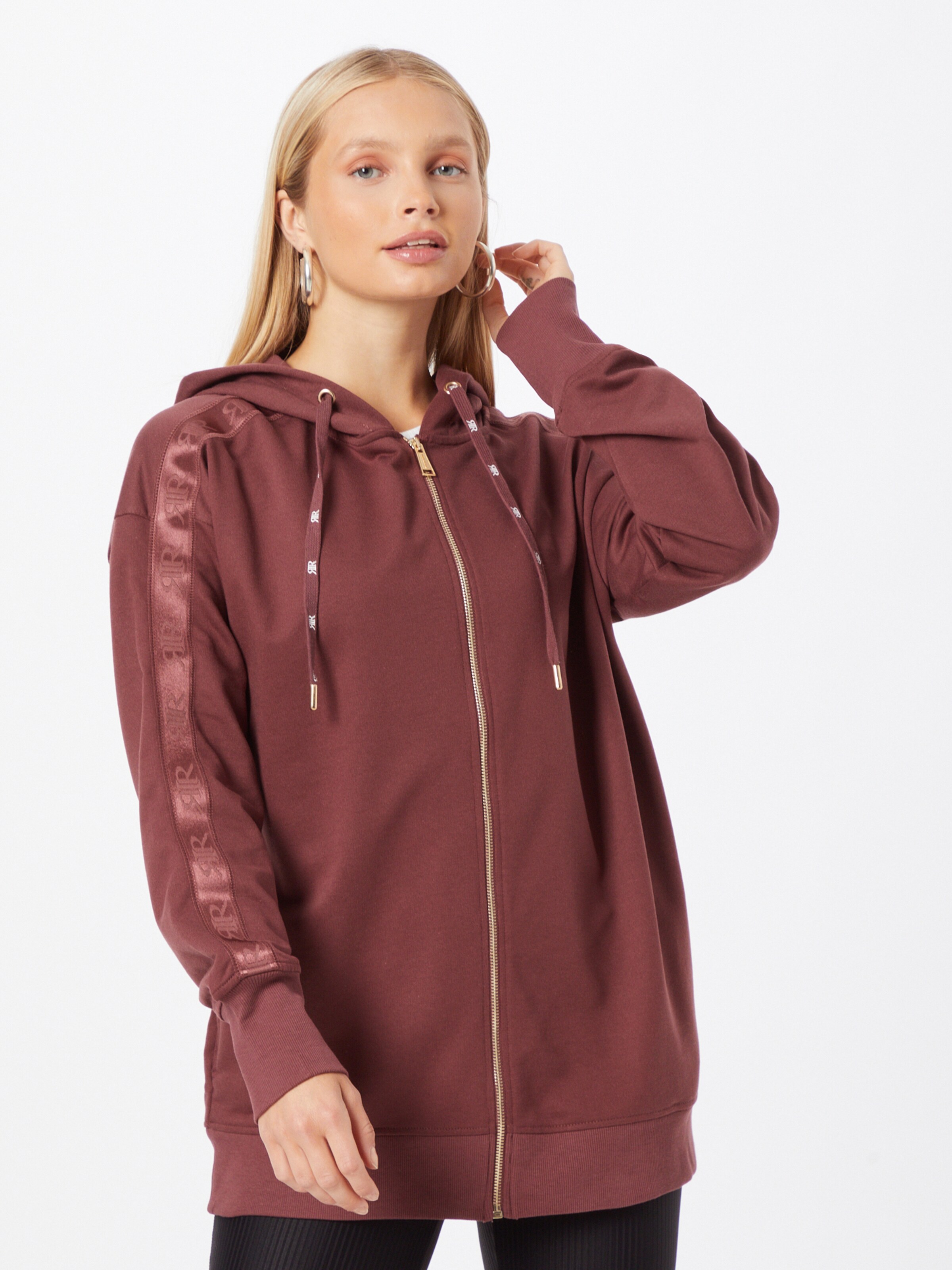 Frauen Sweat River Island Sweatjacke 'INTIMATES' in Dunkelpink - OV00057 Frauen Sweat River Island Sweatjacke 'INTIMATES' in Dunkelpink - OV00057