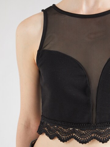 ABOUT YOU Top 'Suzi' in Black