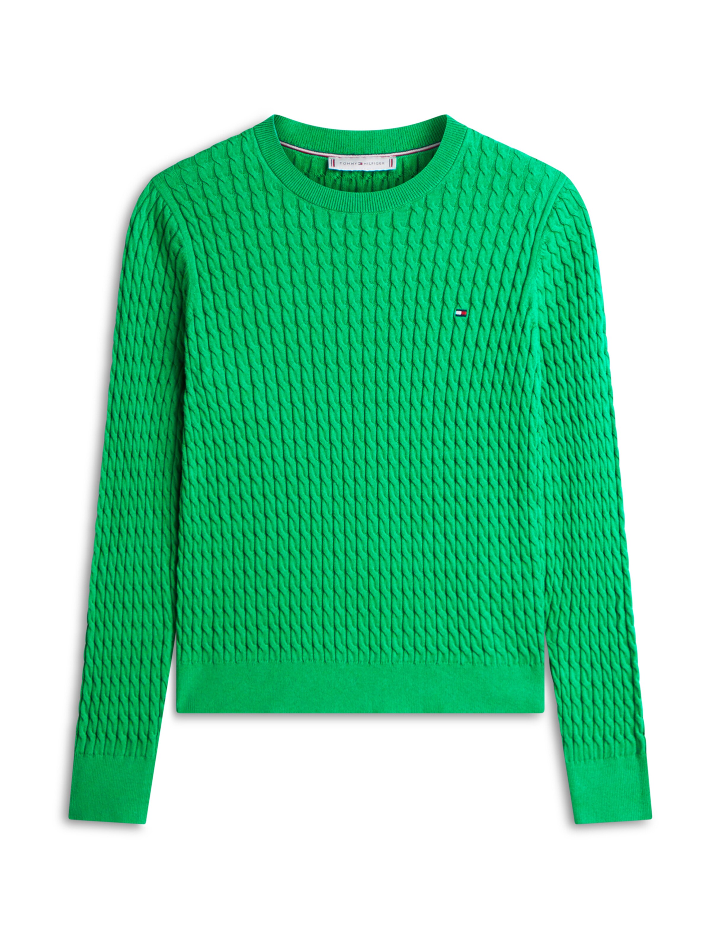 Pull-over TOMMY HILFIGER en vert : devant